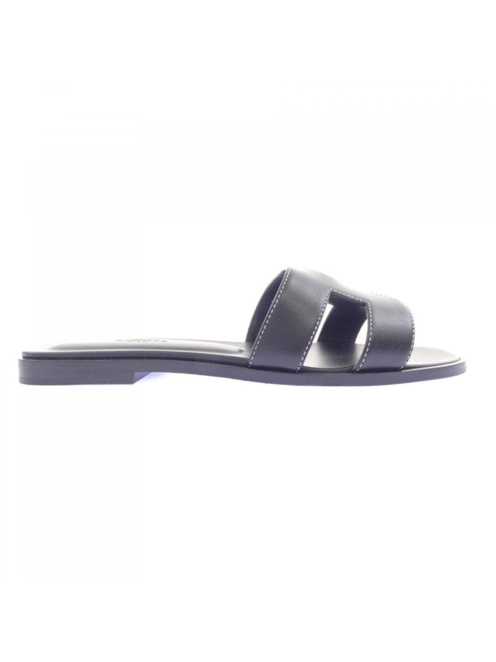 Hermes Oran Sandals Black